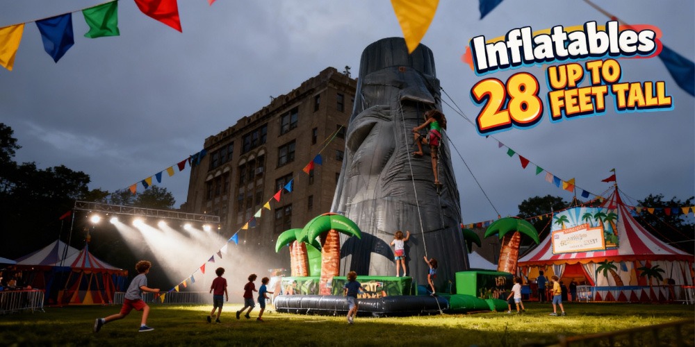 Inflatable Rentals, up to 28 feet tall