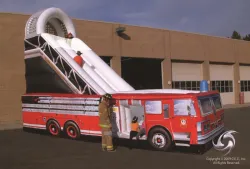 Giant 20' Firetruck Slide