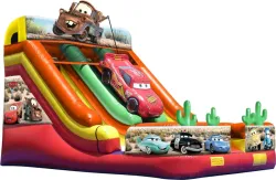 Disney Cars Double Lane Dry Slide 20'