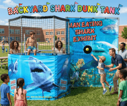 Backyard Shark Dunk Tank